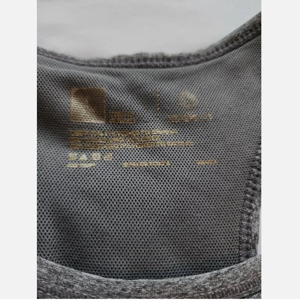 Womens Size Large Gray XERSION Athletic Running Yoga Compression Sports Bra Grey